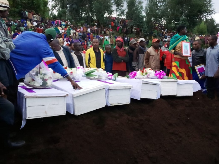 Batandatu bashyinguwe mu Murenge wa Musanze abandi bashyingurwa mu Murenge wa Kinigi