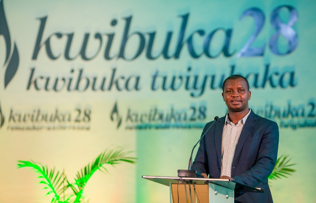 Mutanguha Freddy ukorera Umuryango Aegis Trust akaba n'Umuyobozi w'Urwibutso rwa Kigali ku Gisozi