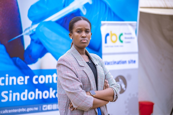 Nimwiza Meghan avuga ko na bo bumva hari umusanzu bagomba gutanga mu rwego rwo guhangana na Covid-19