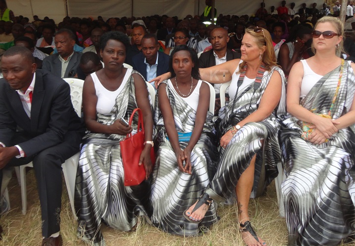 Umuhango witabiriwe n'abantu benshi.