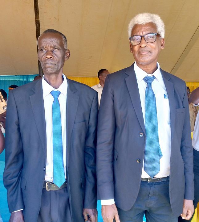 François-Xavier Ngarambe (wambaye indorerwamo) ndetse na Bucyana Innocent ni urugero rushimwa na benshi mu bumwe n'ubudaheranwa