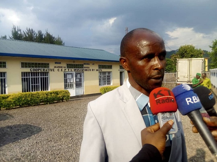 Mbonaruza Pierre Celestin uhagarariye Koperative CEPTL