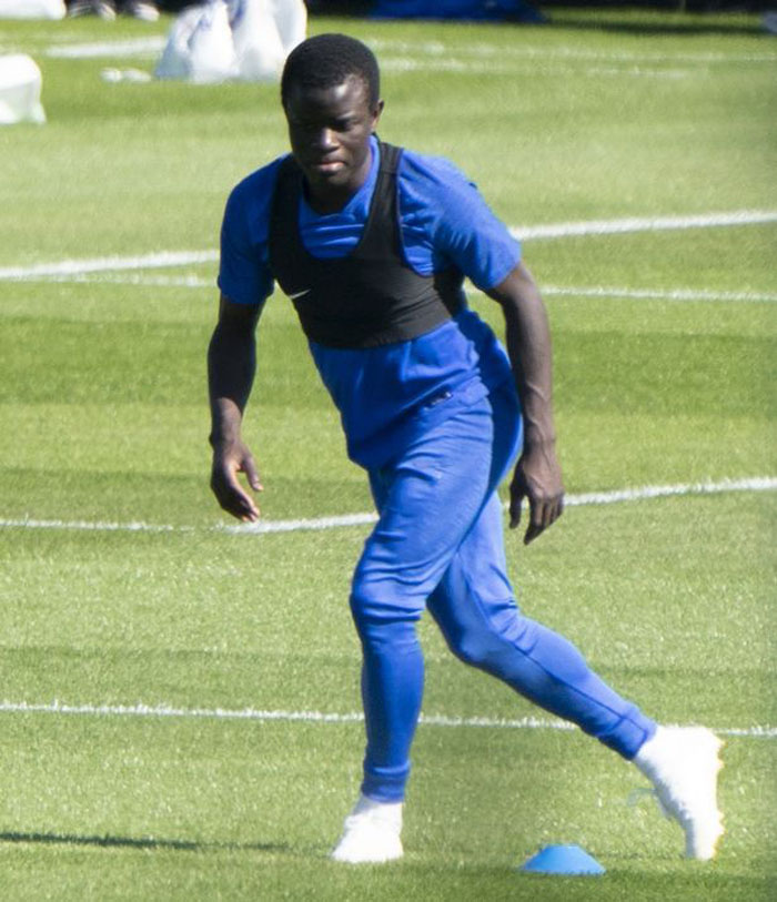 N'Golo Kante we yatunguranye agaruka afite umusatsi bitari bisanzwe