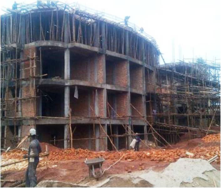 Ngoma: Inyubako ya Hotel y'inyenyeri 3 irimo kubakishwa n'akarere ka Ngoma.