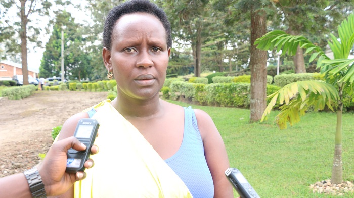 Nirere Françoise, umukozi wa Transit Center y'Umujyi wa Kigali