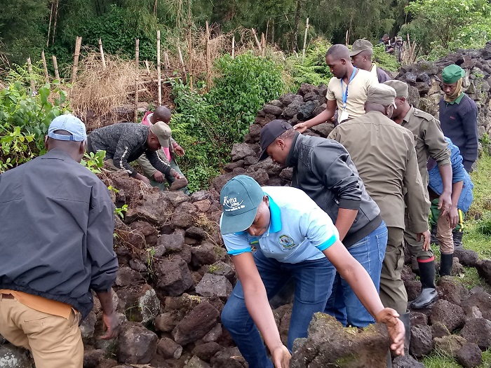 Bifatanyije gusana urukuta rugabanya Pariki y
