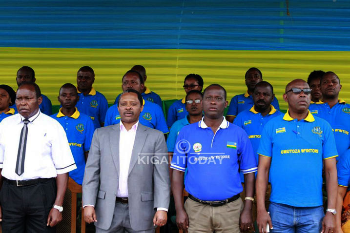 Prof Shyaka niwe wari umushyitsi mukuru muri uyu muhango