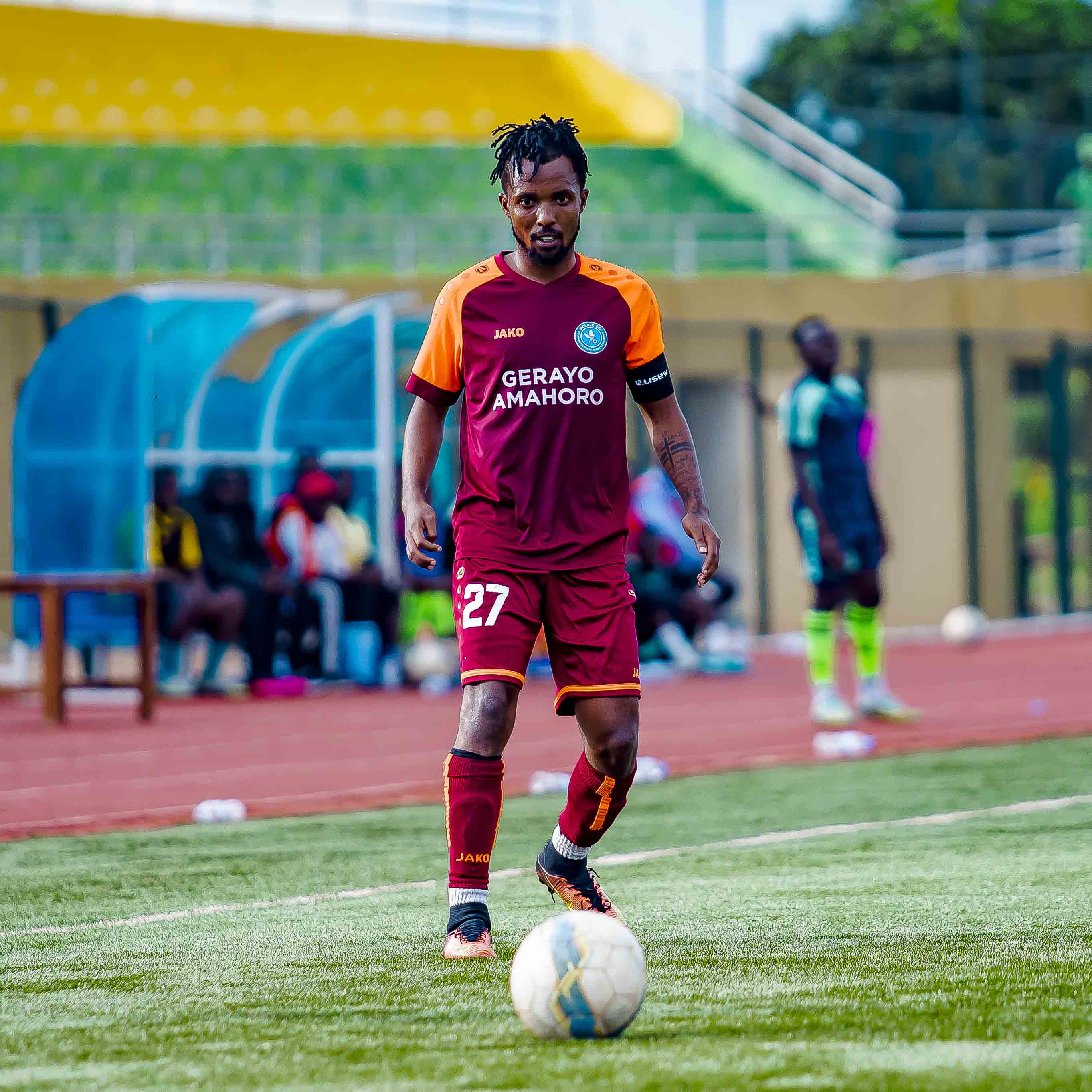 Nshuti Dominique Savio mu mukino Police FC yanganyije na Rwamagana City 0-0 igahita ijya ku mwanya wa gatanu n'amanota 46