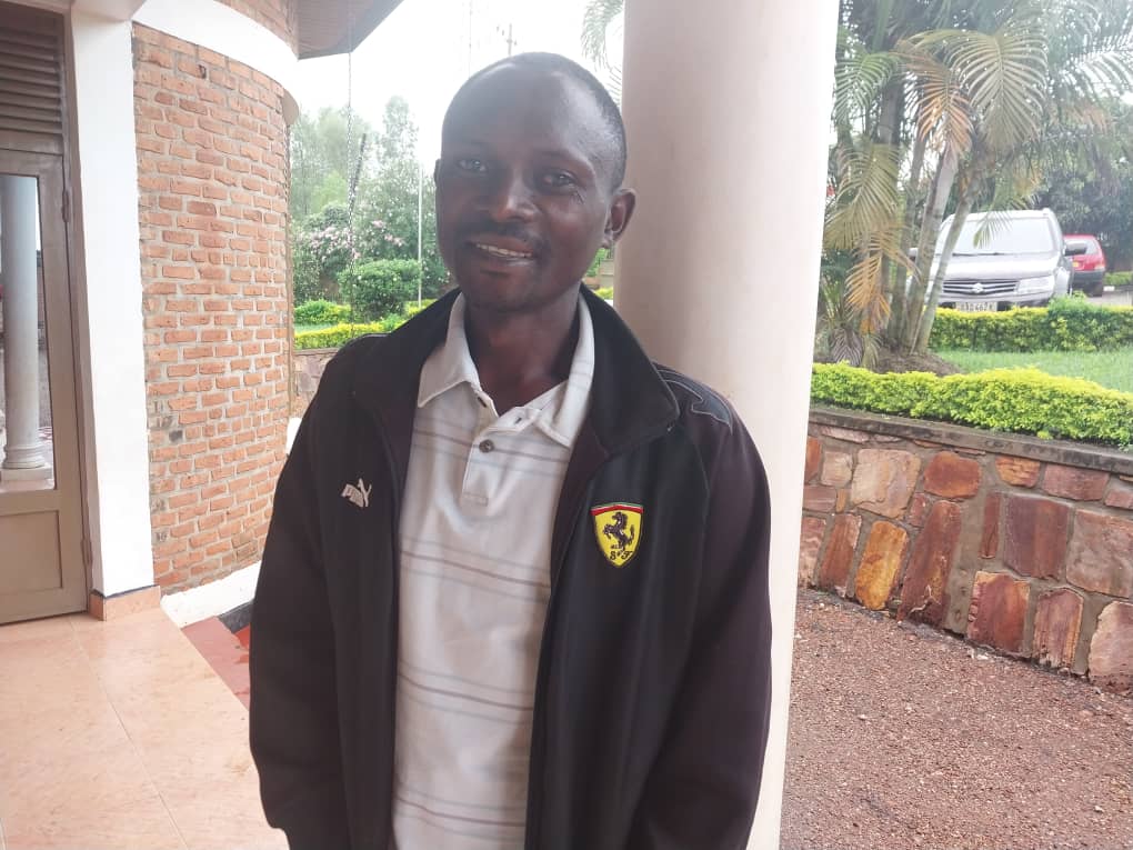 Habimana Gerard, umwe mu barahiye