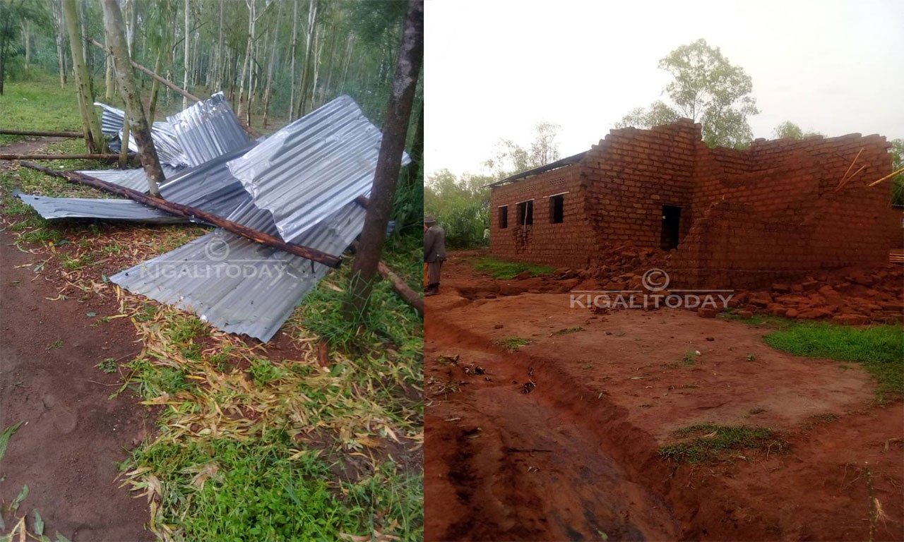 Imvura yasenye amazu andi arasakambuka