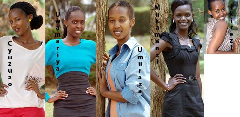 Abakobwa bahatanira umwanya wa nyampinga muri KIM.