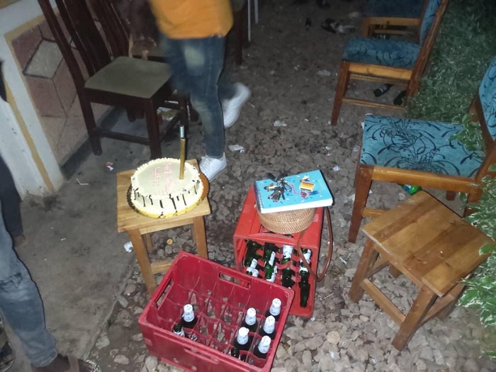 Bafatiwe mu birori barimo kunywa inzoga barenze ku mabwiriza yo kwirinda Covid-19