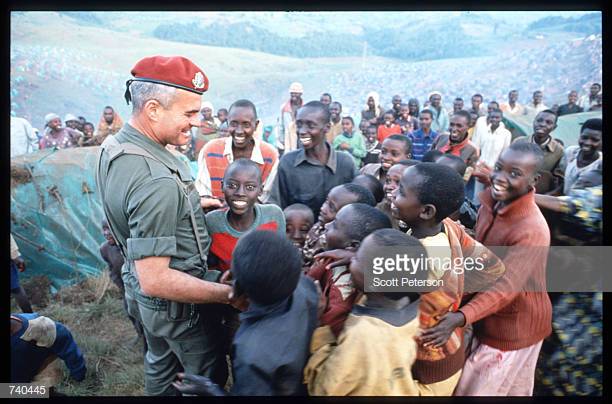 Izi ni zimwe mu ngabo z'Abafaransa ubwo ziteguraga kujya i Nyarushishi