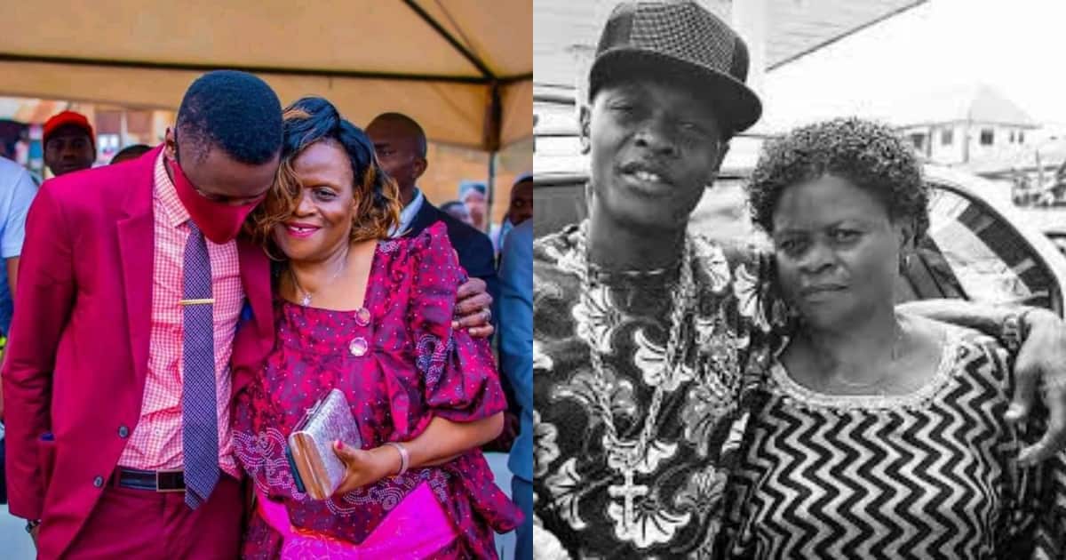 Nyina wa Chameleone yagiye agaragara amushyigikira mu bikorwa bitandukanye 