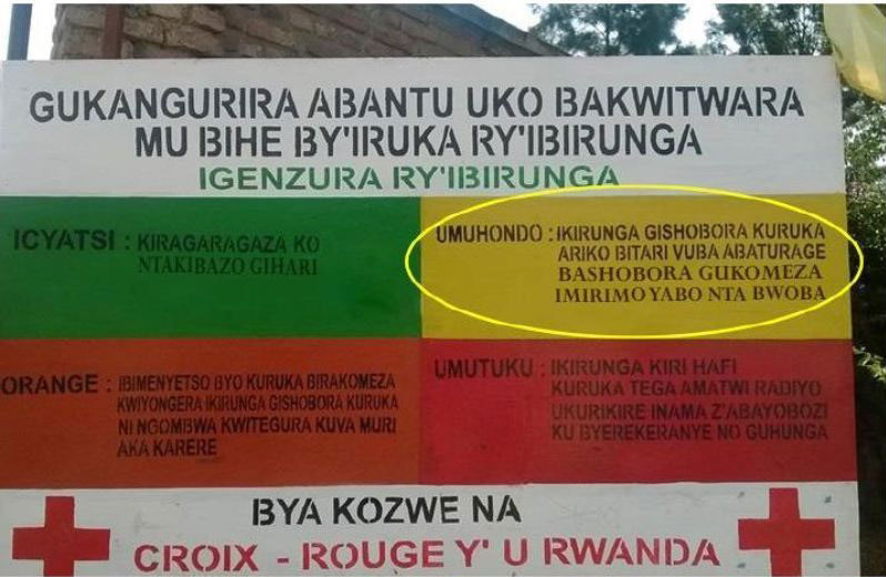 Nyiragongo ngo nta mpungenge iteye kuko iri mu ibara ry'umuhondo 