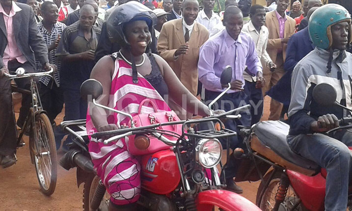 Nyiramahoro Theopiste avuga ko gutera imbere kwe kwaturutse gutinyuka imirimo yitwaga iy'abagabo.