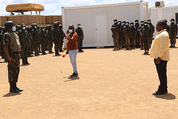 Perezida Nyusi yasuye Ingabo muri Cabo Delgado