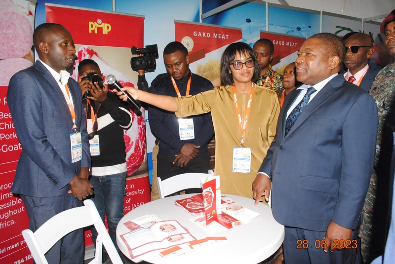 Perezida Nyusi aganira n'Abanyarwanda