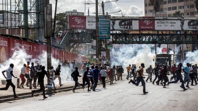 Imyigaragambyo yari imaze kugwamo abantu batari bake