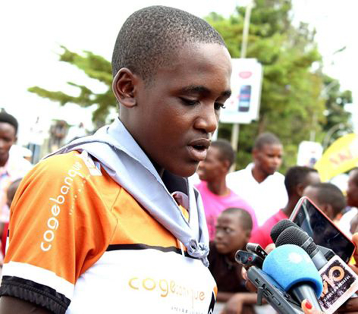 Mushiki wa Valens Ndayisenga aganira n'itangazamakuru