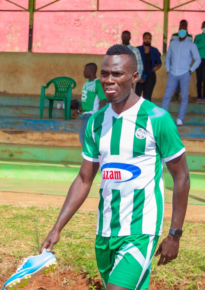 Emmanuel Okwi yatsinze igitego mu mukino wa Rayon Sports