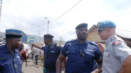 abapolisi ba Leta bakigera mu mujyi wa Goma.