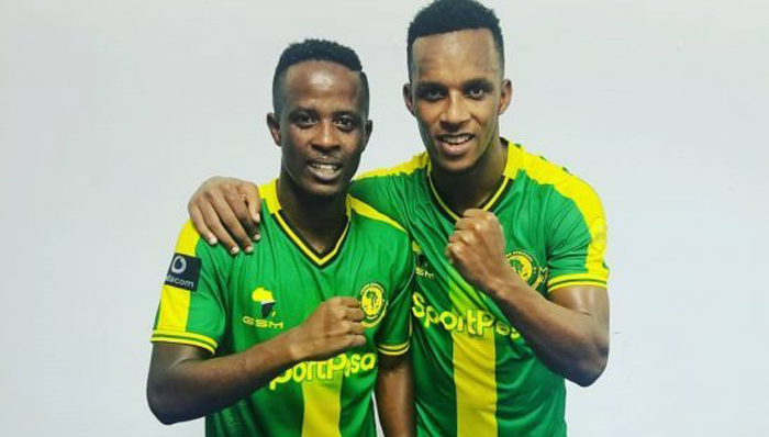Patrick Sibomana ari gukinana na Haruna Niyonzima muri Yanga SC