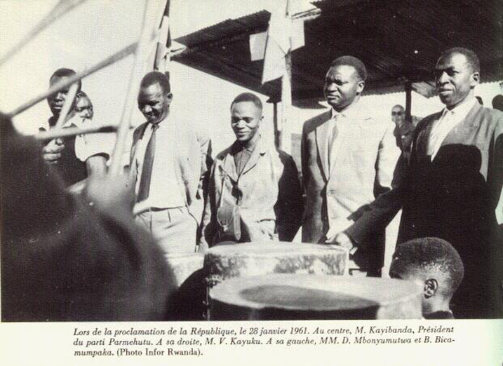 Bamwe mu bayobozi ba MDR Parmehutu bayoboranaga na Kayibanda