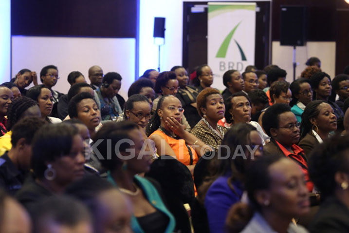 Bamwe mu bari bitabiriye umuhango wo gutangiza New Faces New Voices.