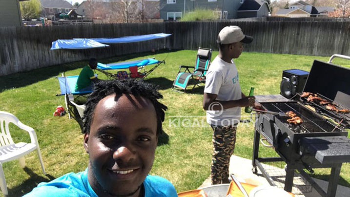 Muhire na Muhoza bari mu rugo batuyemo muri USA