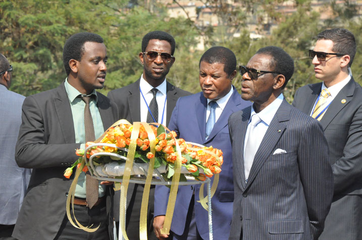 Perezida Teodoro Obiang Nguema Mbasogo, yashyize indabo ku mva zishyinguyemo inzirakarengane zazize Jenoside.