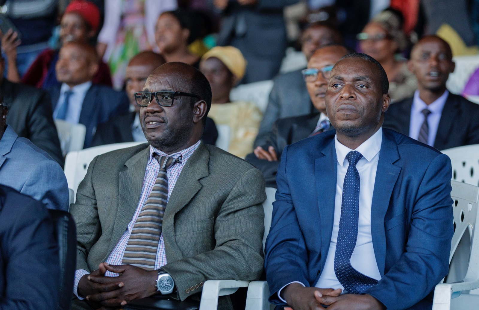 Pasiteri Cleophas Barore (iburyo) akaba n'umunyamakuru wa RBA