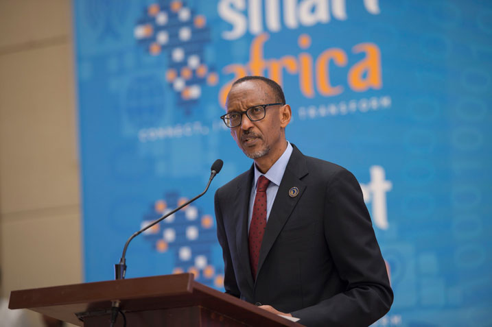 Perezida Kaagame ni we uyobora umushinga "SmartAfrica".