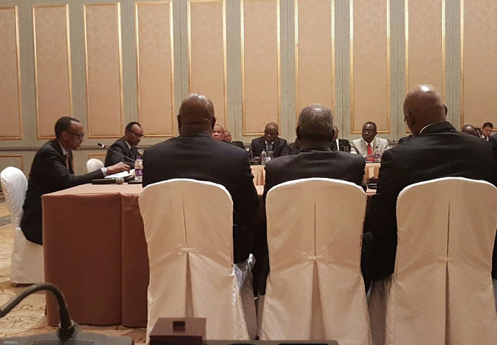 Perezida Kagame yagiranye ibiganiro n