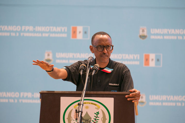 Perezida Kagame avuga ko guhohotera Abanyarwandakazi bigomba gucika bihereye mu miryango 