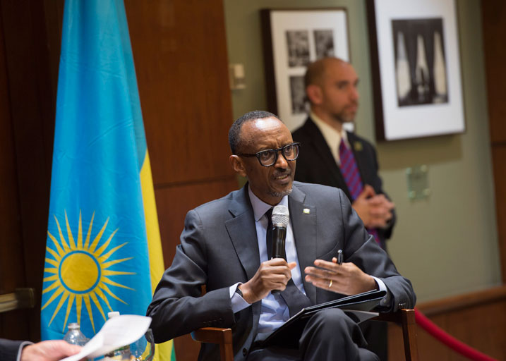 Perezida Paul Kagame yatanze ikiganiro i Havard