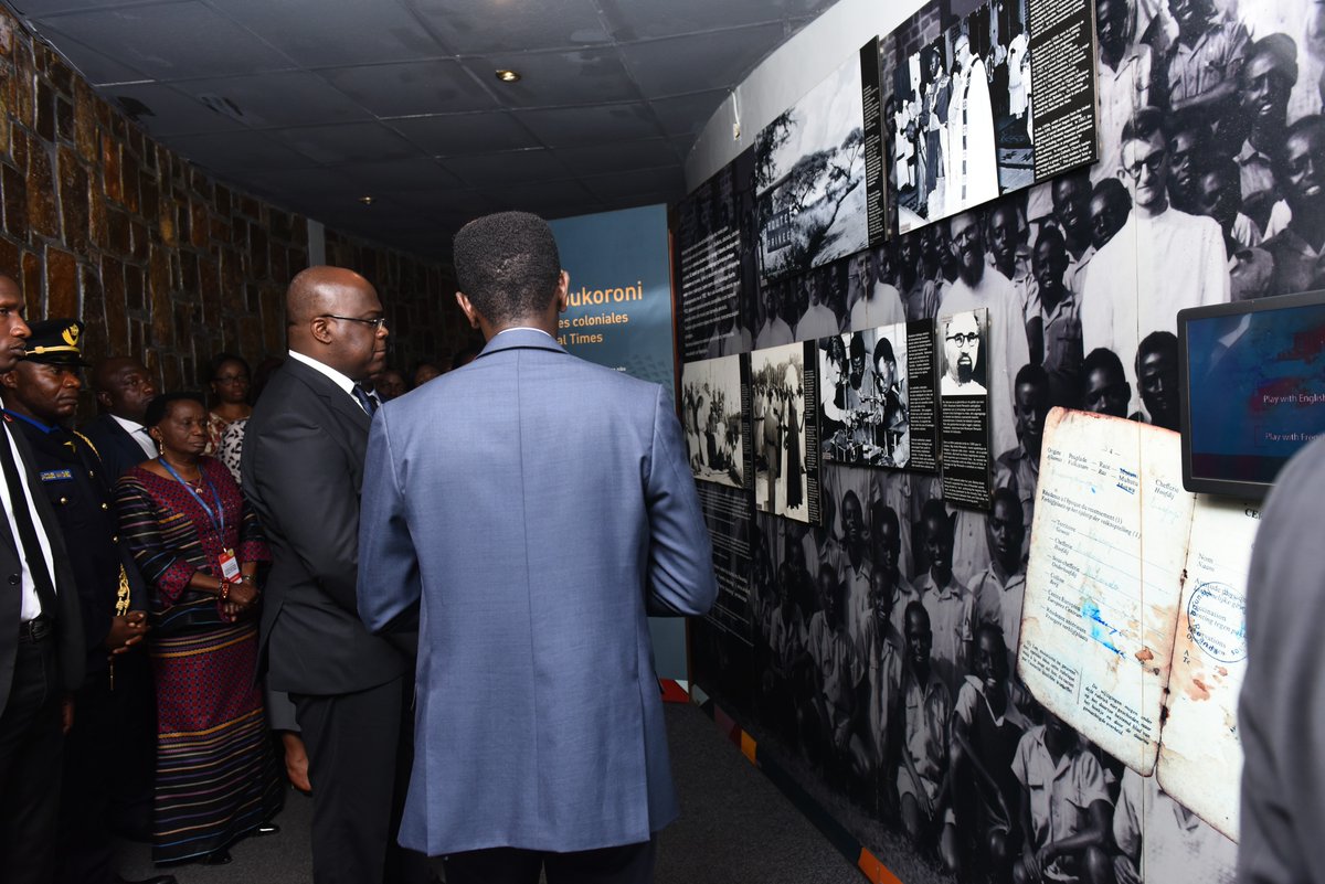 Perezida Félix Tshisekedi asobanurirwa amateka ya Jenoside yakorewe Abatutsi