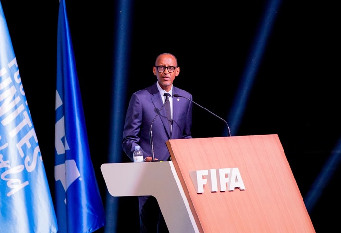 Perezida Kagame afungura inteko rusange ya FIFA