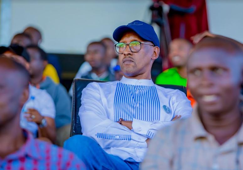 Perezida wa Rayon Sports Uwayezu Jean Fidèle yakurikiye uyu mukino