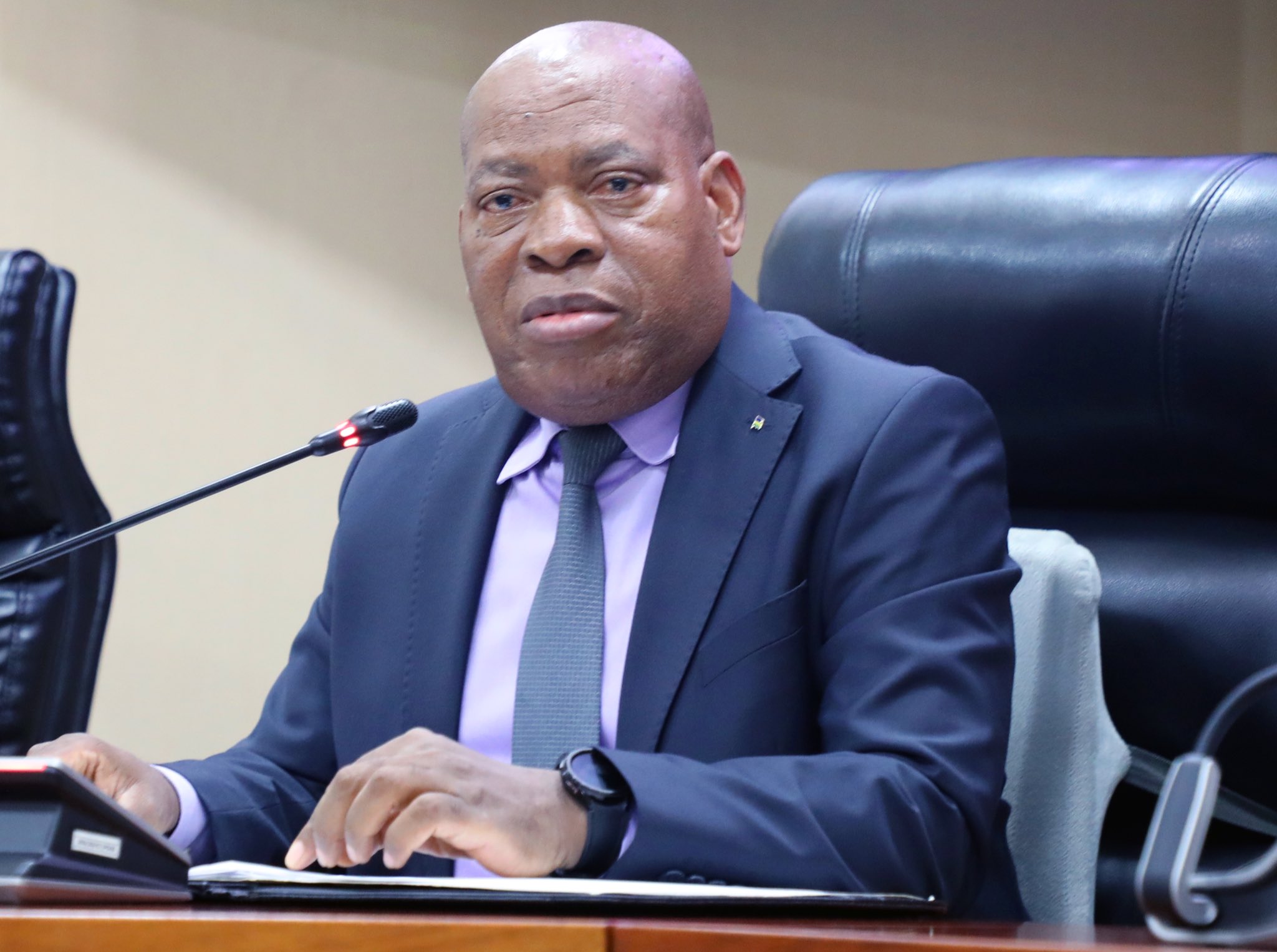 Perezida wa Sena Francois Xavier Kalinda