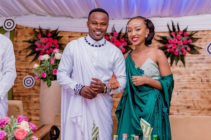 Umunyamakuru Karangwa Mike mu muhango wo gusaba 