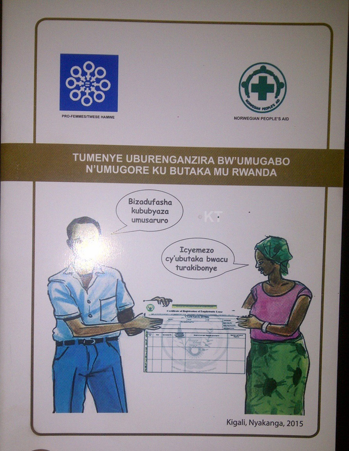 Igitabo bamurikiwe gikubiyemo amategeko arengera uburenganzira bw