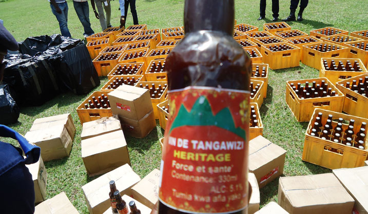 Divayi ya tangawize iracuruzwa itemewe.