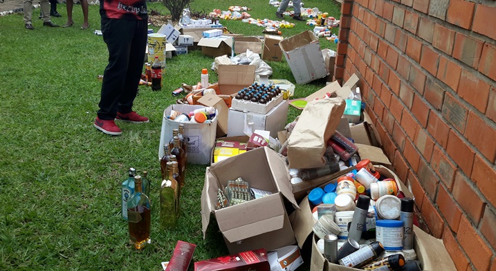 Ibicuruzwa bitemewe byafashwe muri uyu mwaka byiganjemo amavuta yo kwisiga.