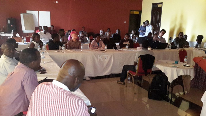 Bamwe mu banyamuryango ba RECOPDO mu mahugurwa.