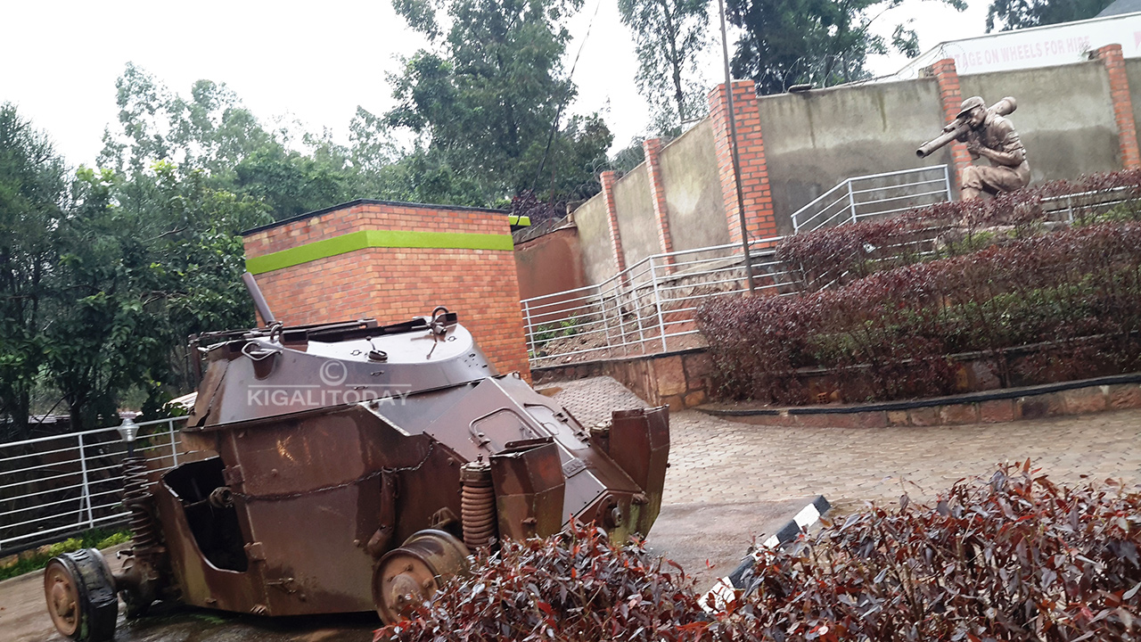 Iyi burende ni yo yari igiye kurasa mu mudugudu wa Giheka ariko Inkotanyi ziyitanga itaragerayo