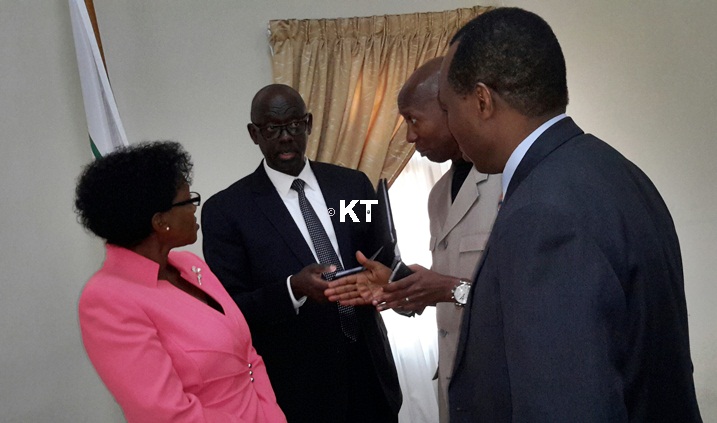 Ministiri Johnston Busingye, Shehe Musa Fazil Harelimana, Umuyobozi wa RDB Francis Gatare, ndetse na Ministiri Stella Ford Mugabo ushinzwe imirimo y'Inama y'Abaministiri.