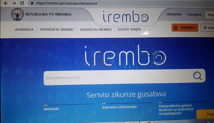 Urubuga Irembo rugeze ku gutanga serivisi za Leta 90