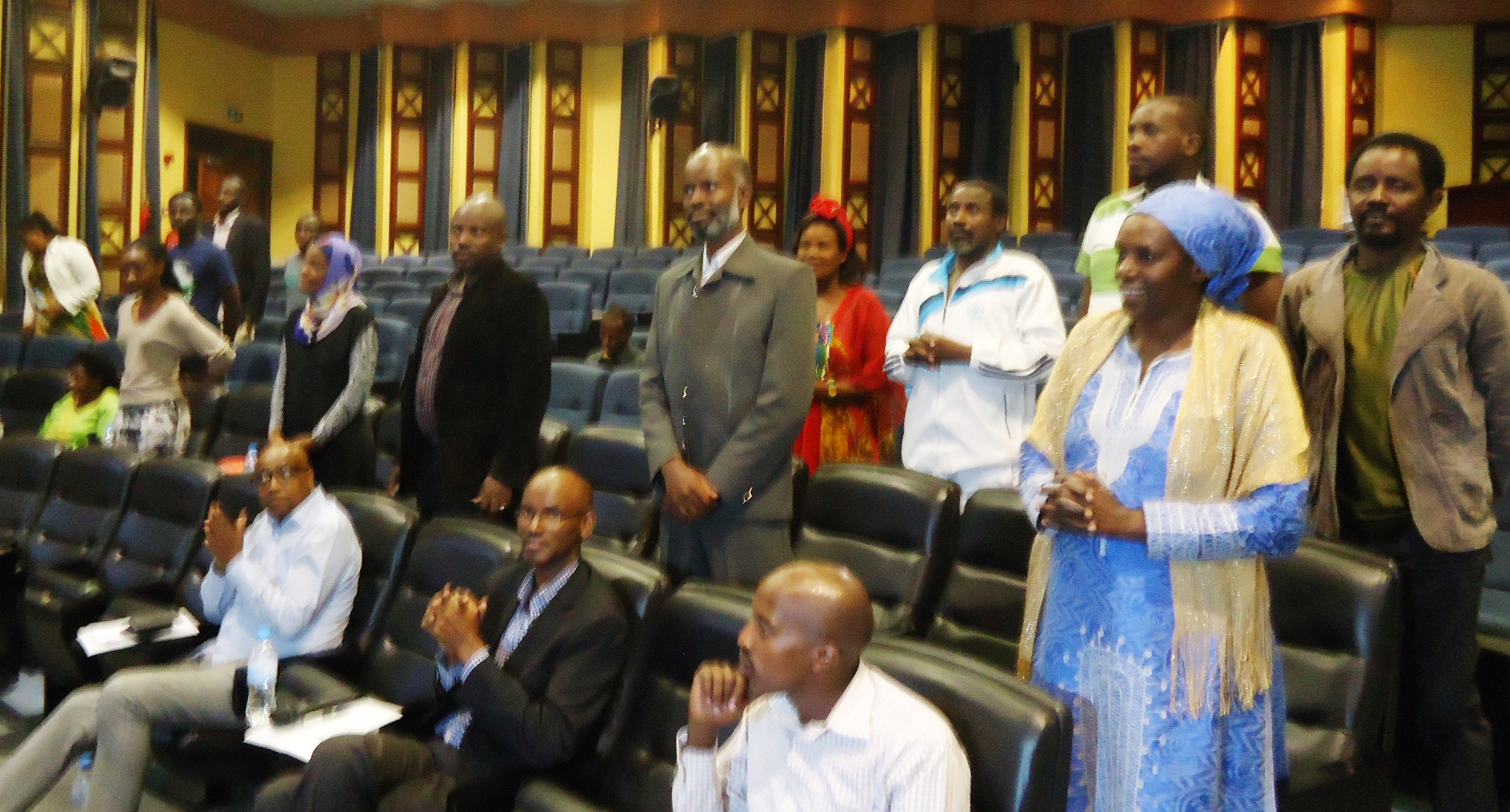 Bamwe mu bakinnyi ba filimu Isonga.