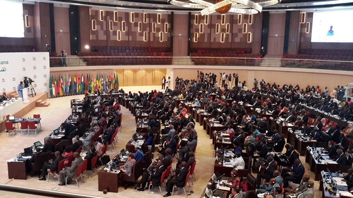 Inama ya AU iteraniye i Kigali.